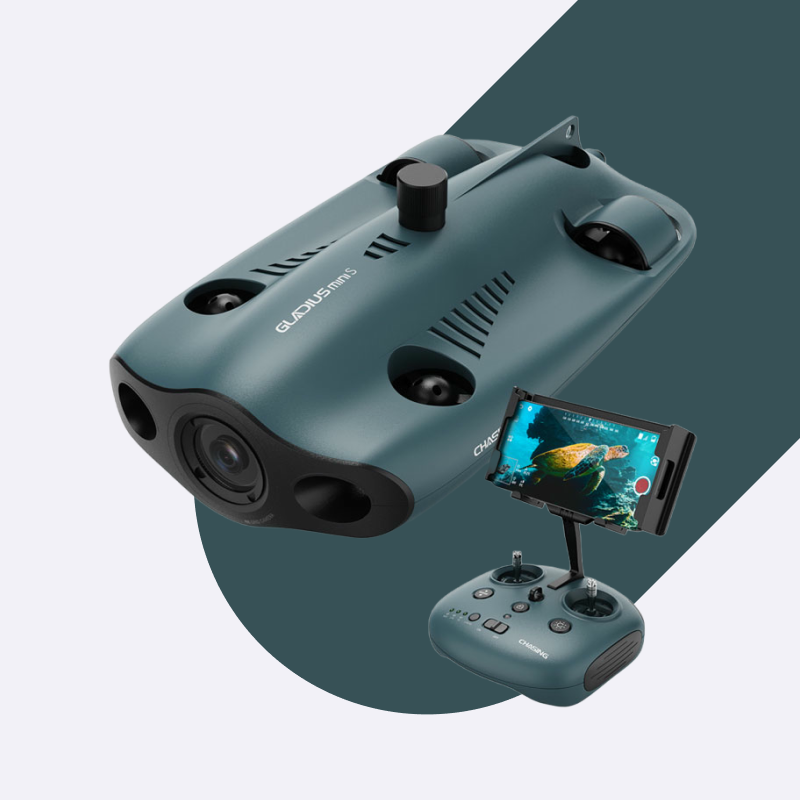 GLADIUS MINIS Underwater Camera | Underwater Drone, Visual Submarine, High Definition Shooting, Remote Control Shooting, Professional Rescue Detection, Engineering Inspection, Fish Hunting, Live Streaming