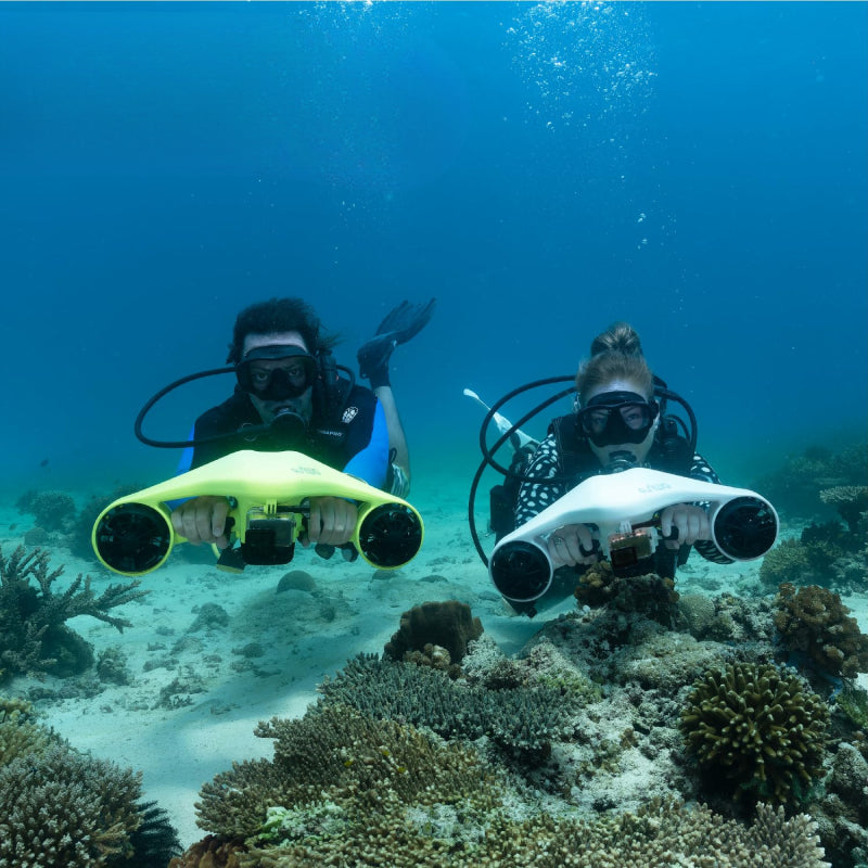 Asiwo Underwater Scooter | Dual Motor, Sea Scooter, Action Camera Mount, 40m Waterproof, Pool Toy, Suitable for Kids/Adults, Scuba, Diving, Snorkeling, Sea Adventures