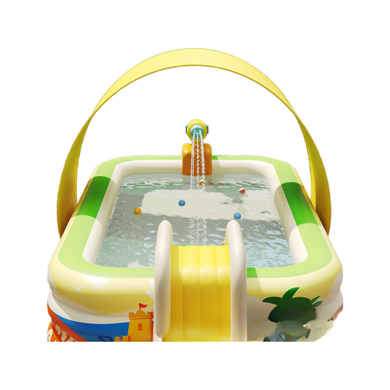 KOOCOOL Children's Inflatable Swimming Pool | Baby Swimming Pooland Bathtub, Various Sizes , Foldable, Sunshade, Water Entertainment Facilities, All Age Groups, Equipped with Water Gu