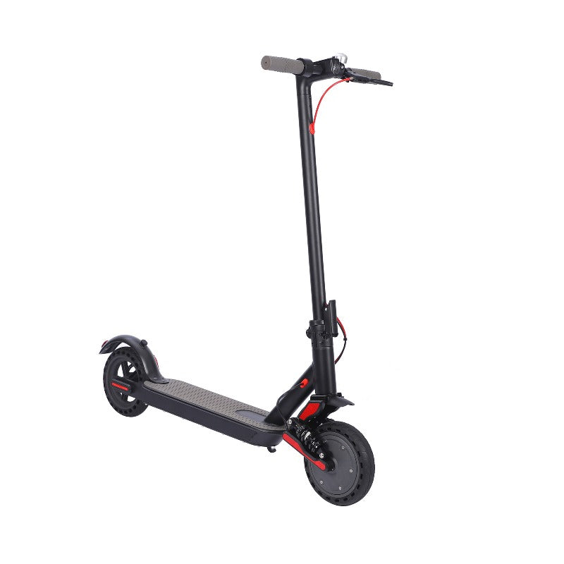 Electric Scooter with Seat for Adults | 350W, 35-60km, App Control, 8.5" Solid Tires, Seat & Storage Bag design for Adults