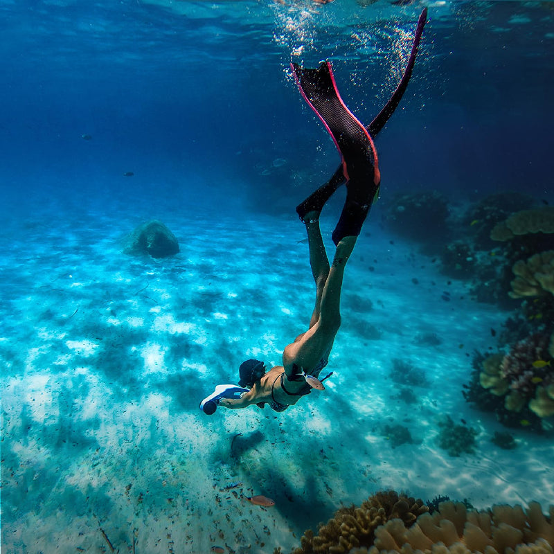 Asiwo Underwater Scooter | Dual Motor, Sea Scooter, Action Camera Mount, 40m Waterproof, Pool Toy, Suitable for Kids/Adults, Scuba, Diving, Snorkeling, Sea Adventures