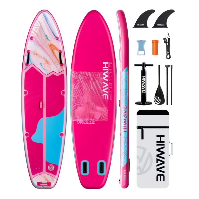 Inflatable Stand-Up Paddle Board | Surfboard, Portable, SUP, Foldable, EVA, Stable, Durable, Perfect for Water Adventures, Fishing, and Camping, Suitable for Adults, Families, Kids, and Pets
