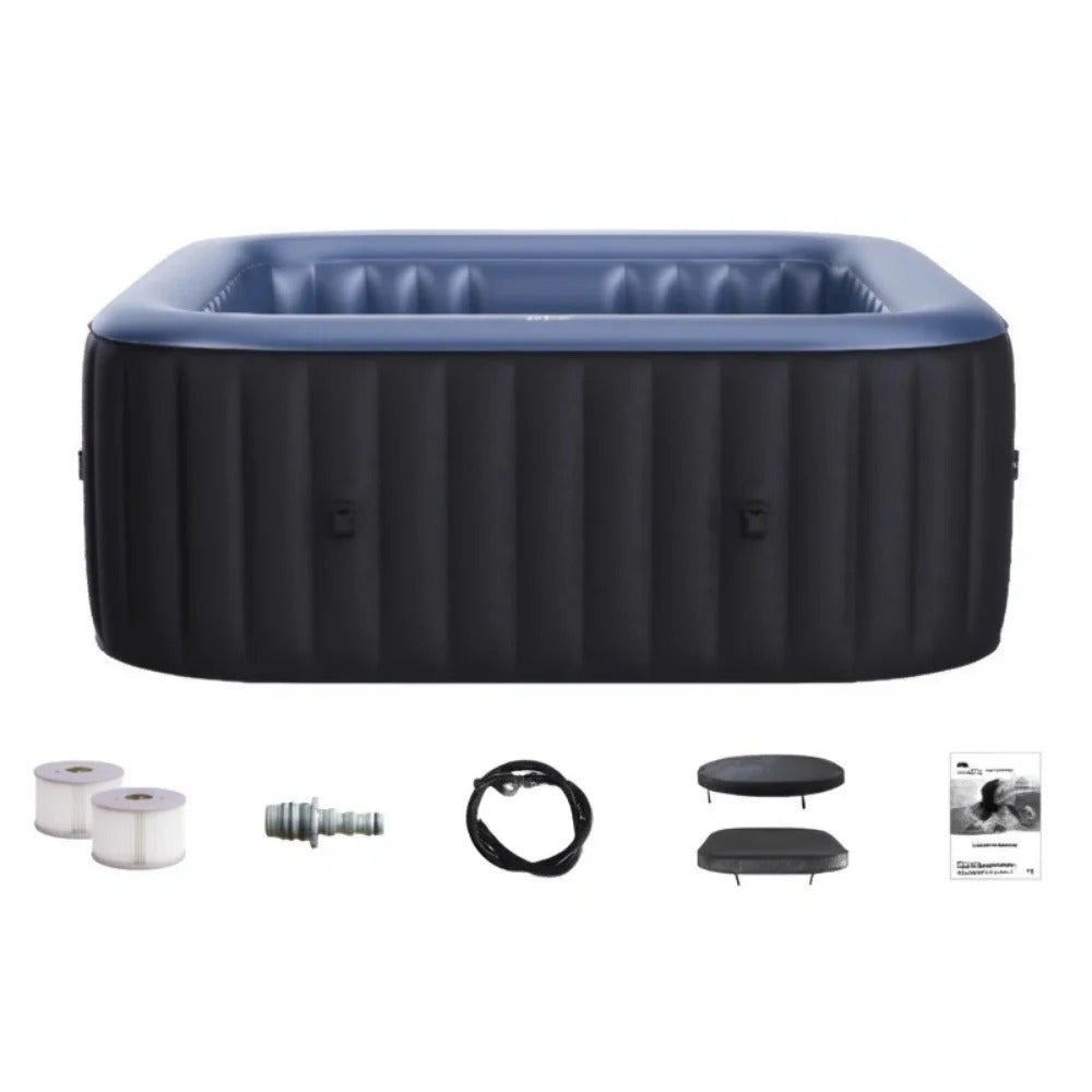 Mspa Inflatable Bathtub | Smart Thermostatic Swimming Pool, UV Sterilization Function , Remote Heating, Freeze Protection Standby Mode, Massage Bathtub, 1-4 People To Use