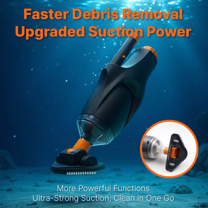 KOKIDO EV06 Pool Vacuum Cleaner | Rechargeable, Handheld Pool Vacuum Cleaner, Overall Cleaning, Local Cleaning, Suitable for Indoor and Outdoor Ground Pools, Hot Tubs and Spa Pools Cleaning