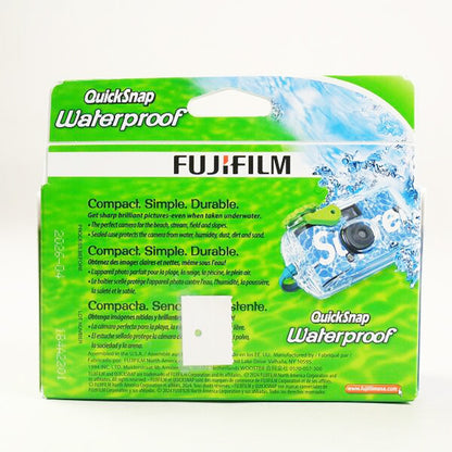 Waterproof Disposable 35mm Camera | Pre-Loaded Fujicolor Superia X-TRA 800 Film, Up to 35ft Underwater, Outdoor & Pool Use, Pack of 2