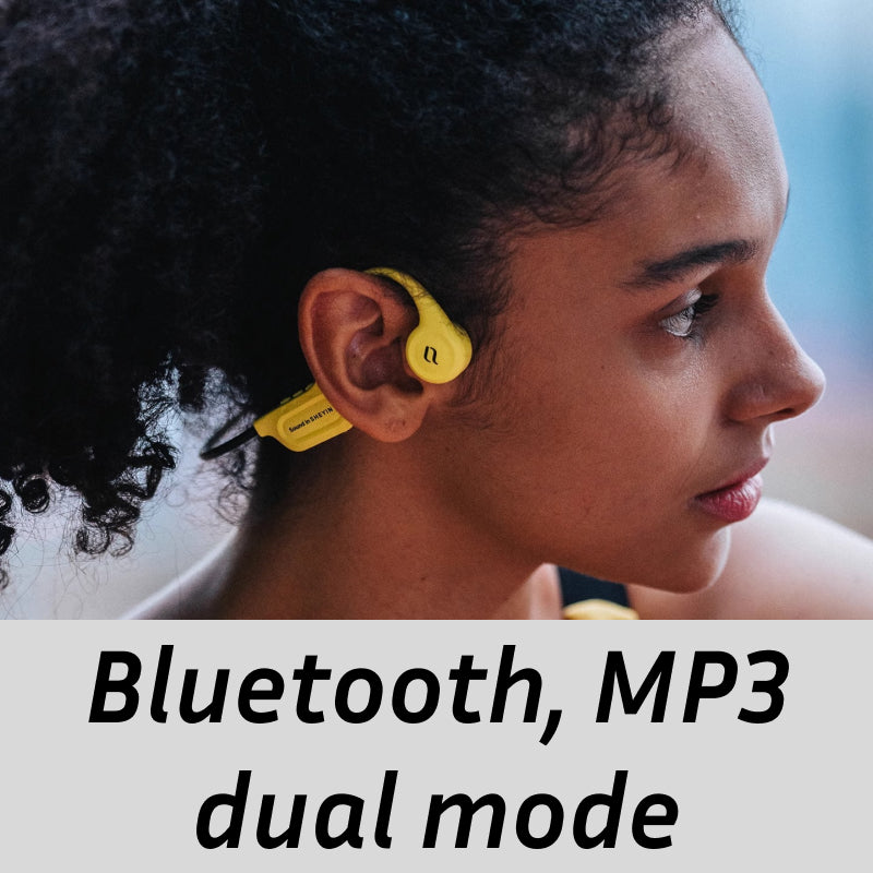 X5 Bone Conduction Bluetooth Headphones | Open-Ear Wireless Earphones for Swimming, Running & Cycling | IPX8 Waterproof | 8h Battery | Magnetic Fast Charging | Lightweight 27g