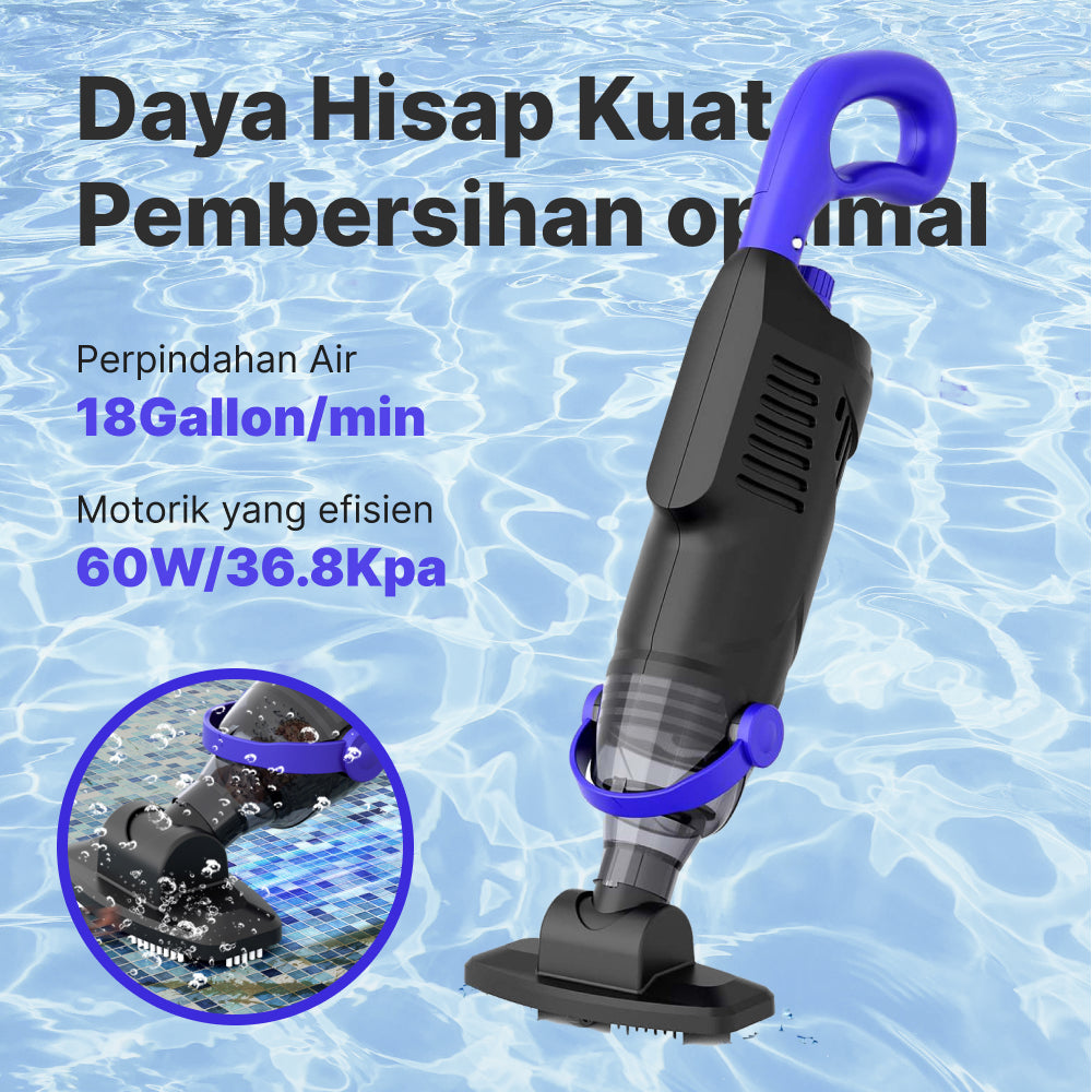 Swimming Pool Cleaning Machine | Handheld Cleaner, Automatic Underwater Vacuum Cleaner, Dirt Removal, Wireless, No Blind Spots, Suitable for Swimming Pools, Fish Tanks, Bathtubs, Spa Pools.