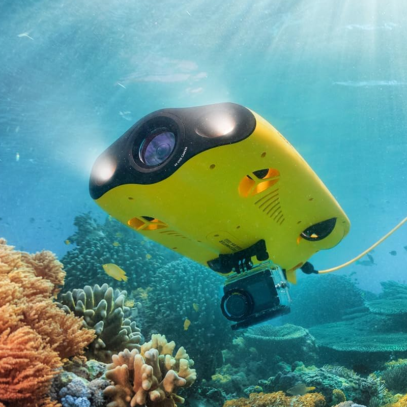 GLADIUS MINIS Underwater Camera | Underwater Drone, Visual Submarine, High Definition Shooting, Remote Control Shooting, Professional Rescue Detection, Engineering Inspection, Fish Hunting, Live Streaming