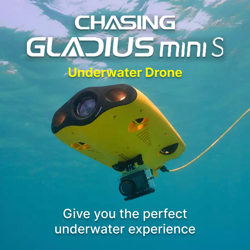 GLADIUS MINIS Underwater Camera | Underwater Drone, Visual Submarine, High Definition Shooting, Remote Control Shooting, Professional Rescue Detection, Engineering Inspection, Fish Hunting, Live Streaming