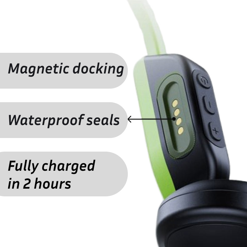 X19 Bone Conduction Bluetooth Headphones | Open-Ear Wireless Sports Earphones | Running, Cycling & Fitness | Bluetooth 5.3 | IPX5 Waterproof | Long Battery Life
