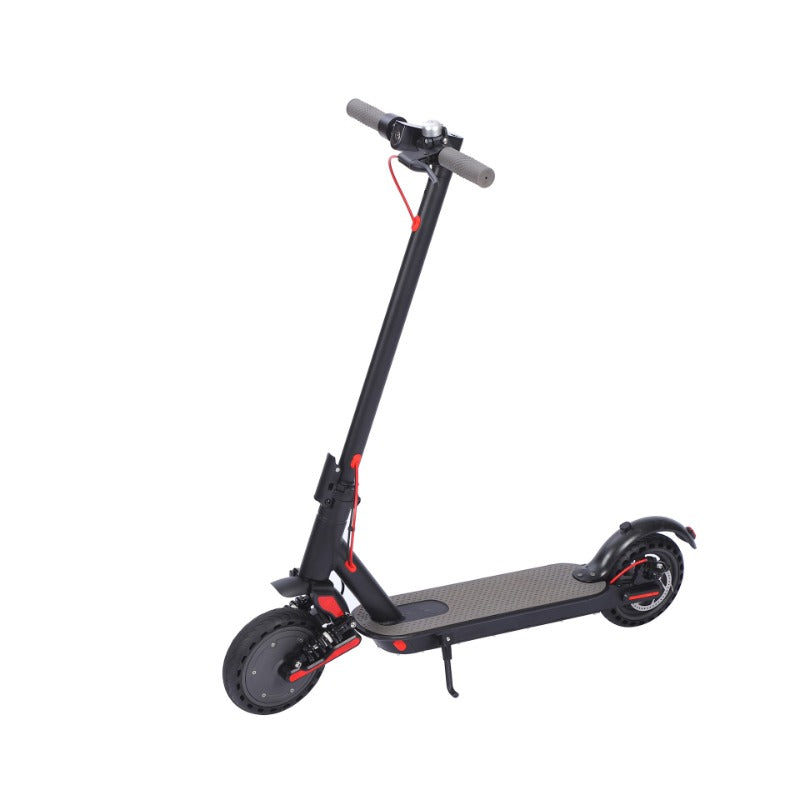 Electric Scooter with Seat for Adults | 350W, 35-60km, App Control, 8.5" Solid Tires, Seat & Storage Bag design for Adults