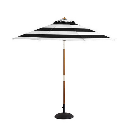 Outdoor Sunshade Umbrella | Natural Wood, Anti-corrosion Material, Sun Protection, Water Resistance, Rotating and Tilting Small Umbrella, Suitable for Gardens, Swimming Pools, Courtyards