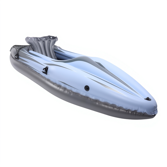 Single-person Inflatable Kayak | Durable, Shock-resistant, Wear-resistant, Thickened, Safe and Stable, Suitable for Fishing Use, Applicable for Outdoor Water Activities, and Can Also Be Used As A Rescue Equipment.