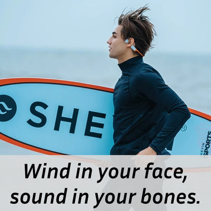 X5 Bone Conduction Bluetooth Headphones | Open-Ear Wireless Earphones for Swimming, Running & Cycling | IPX8 Waterproof | 8h Battery | Magnetic Fast Charging | Lightweight 27g