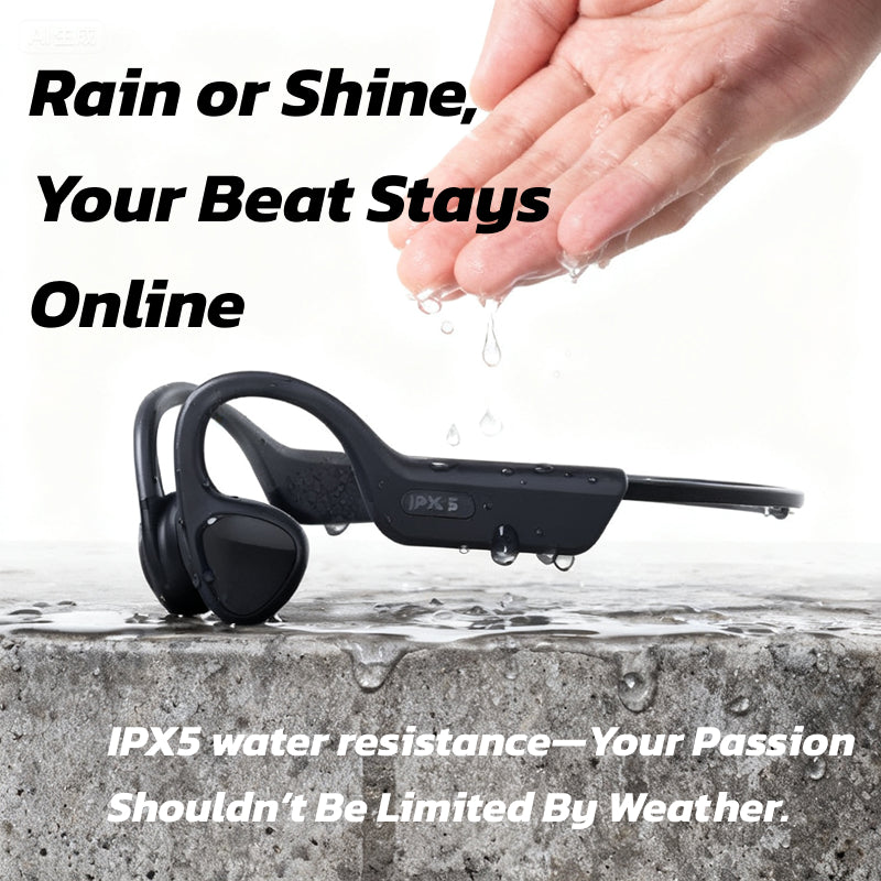 X19 Bone Conduction Bluetooth Headphones | Open-Ear Wireless Sports Earphones | Running, Cycling & Fitness | Bluetooth 5.3 | IPX5 Waterproof | Long Battery Life