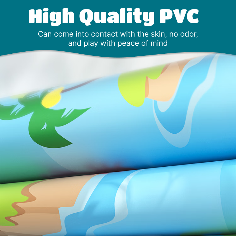VTR Children's Inflatable Swimming Pool | Three-layer Structure, Multiple Sizes, Foldable, Summer Party Pool, Suitable for All Ages, Indoor or Outdoor Water Games