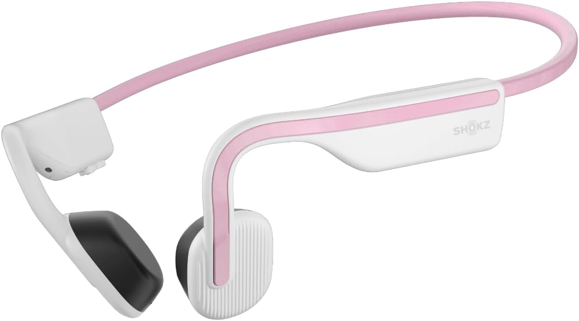 SHOKZ OpenMove Open-Ear Bluetooth Sport Headphones | Bone Conduction Wireless Earphones | IPX5 Sweatproof | Lightweight & Secure Fit | 6h Battery Life