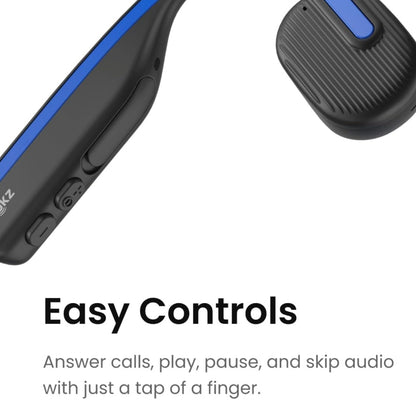 SHOKZ OpenMove Open-Ear Bluetooth Sport Headphones | Bone Conduction Wireless Earphones | IPX5 Sweatproof | Lightweight & Secure Fit | 6h Battery Life
