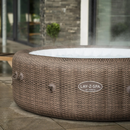 Inflatable Bathtub | Large Family Pool with AirJet Bubble Massage and Constant Temperature, Suitable for Outdoor Camping and Entertainment, Inflatable Hot Tub for 1/7 People
