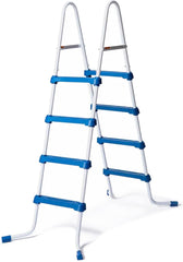 Funsicle Swimming Pool Ladder | 3-foot Lightweight Steel Swimming Pool Ladder, Outdoor Ground Swimming Pool Ladder, Anti-slip, Stable, Lightweight Design, Convenient for Storage