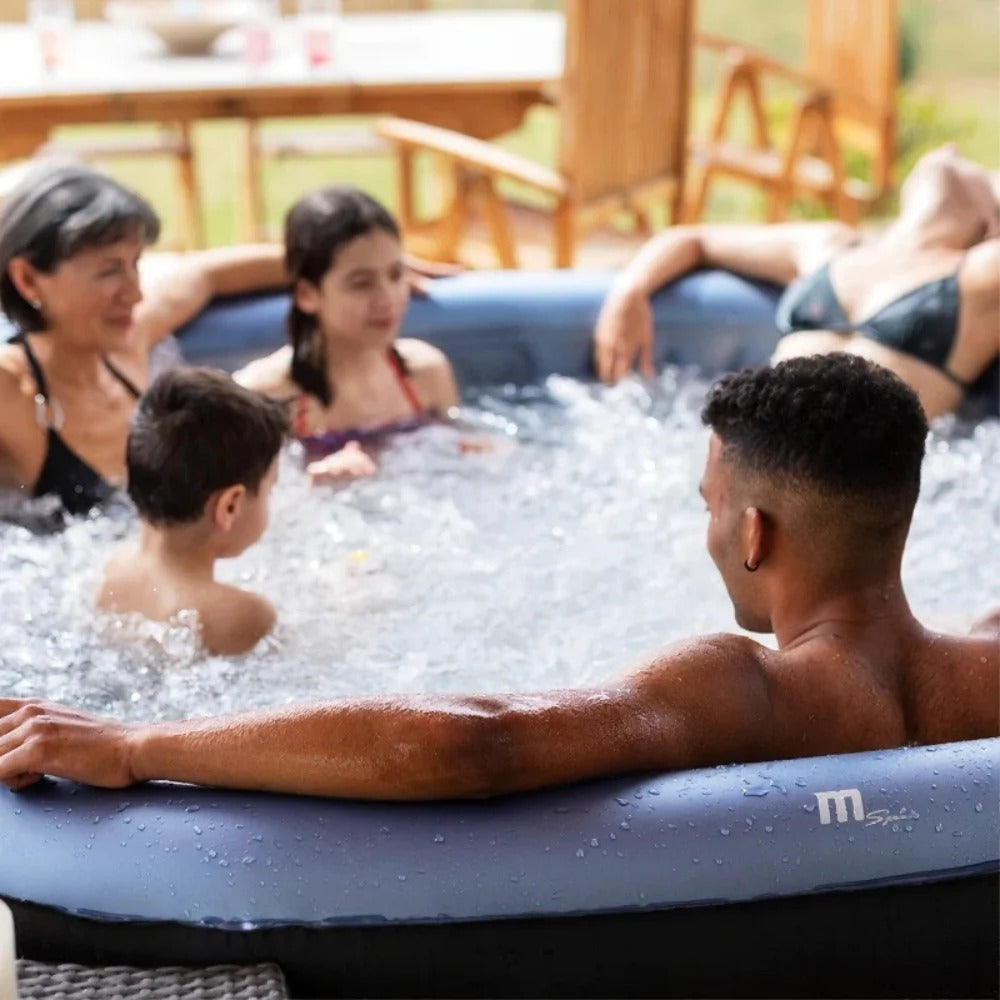 Mspa Inflatable Bathtub | Smart Thermostatic Swimming Pool, UV Sterilization Function , Remote Heating, Freeze Protection Standby Mode, Massage Bathtub, 1-4 People To Use