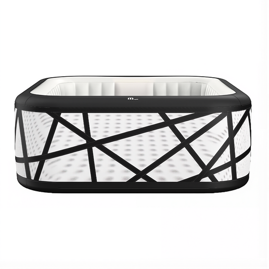 Mspa Inflatable Bathtub | PTC Heating, Smart Control, Convenient, Durable, Anti-freeze Function, Filtration and Circulation System, Ozone Sterilization, Bubble Massage, 3-Speed Adjustment, Outdoor Pool, Single or 6-Person
