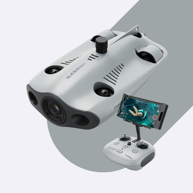 GLADIUS MINIS Underwater Camera | Underwater Drone, Visual Submarine, High Definition Shooting, Remote Control Shooting, Professional Rescue Detection, Engineering Inspection, Fish Hunting, Live Streaming