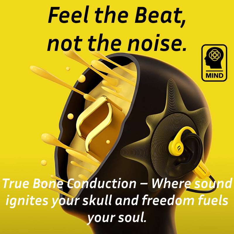X5 Bone Conduction Bluetooth Headphones | Open-Ear Wireless Earphones for Swimming, Running & Cycling | IPX8 Waterproof | 8h Battery | Magnetic Fast Charging | Lightweight 27g