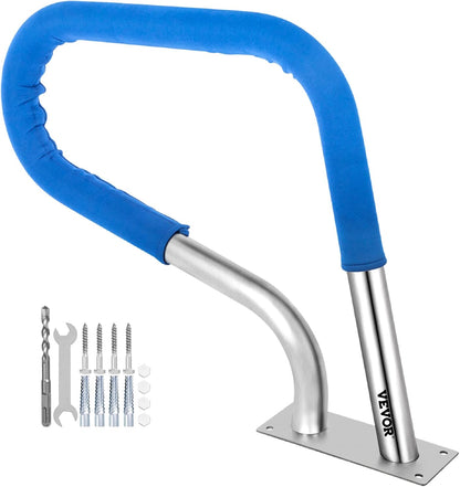 VEVOR Swimming Pool Railings | Swimming Pool Railings, Swimming Pool Handrails, Made of 304 Stainless Steel, with Strong Load-bearing Capacity, Rust-proof and Anti-slip Properties, Swimming Pool Accessory Products