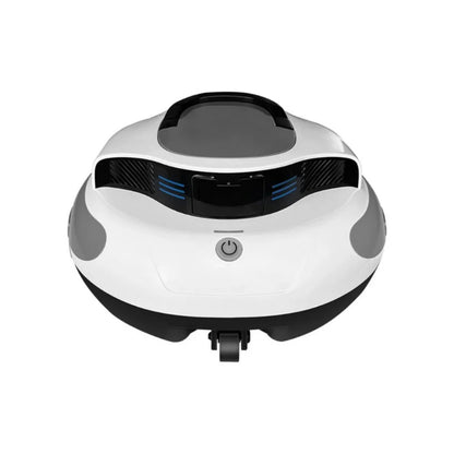 Limpiador de piscinas Pro automático para piscinas enterradas con motores de doble accionamiento de 30 W, autoestacionamiento, ideal para piscinas elevadas de hasta 12 metros, 120 minutos de autonomía, 100 m² (1076 pies cuadrados)