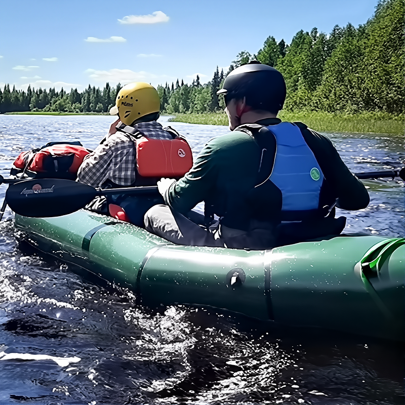 MRS Inflatable Kayak | Big Marlin, Portable and Foldable, Adventure, Fishing, Ultra-light TPU Composite Material, Single Person, Multi-Person, 140.94 * 39.76 Inches, Family, Pet, Travel
