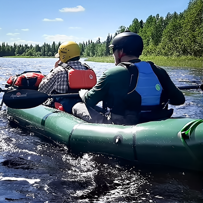 MRS Inflatable Kayak | Big Marlin, Portable and Foldable, Adventure, Fishing, Ultra-light TPU Composite Material, Single Person, Multi-Person, 140.94 * 39.76 Inches, Family, Pet, Travel