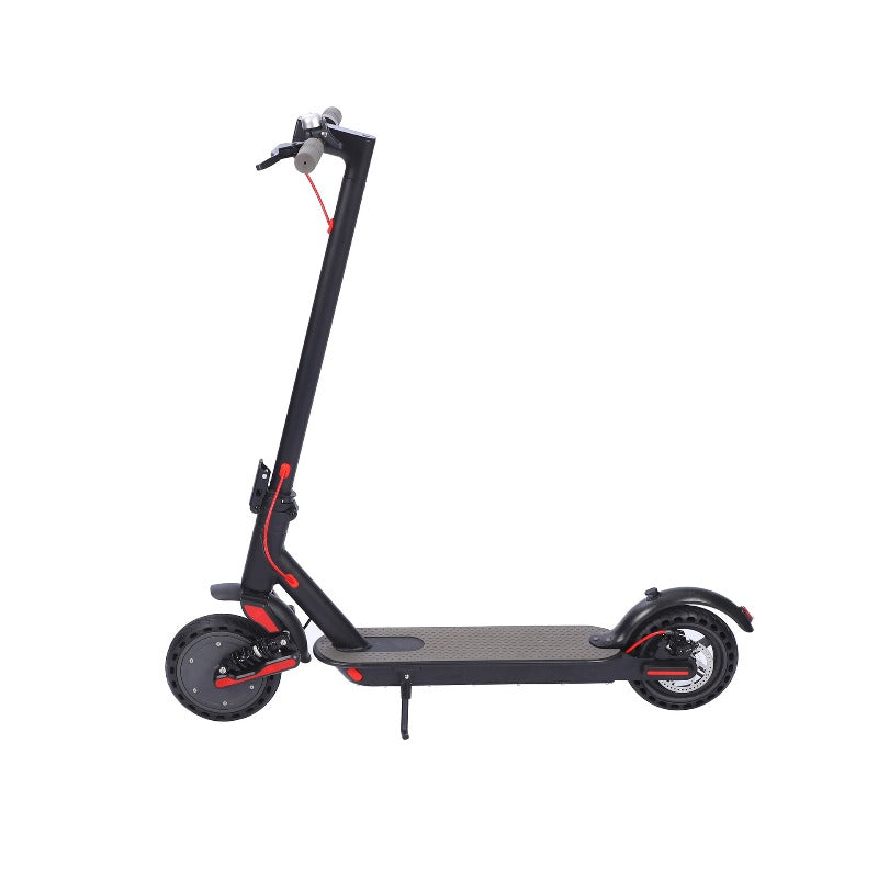 Electric Scooter with Seat for Adults | 350W, 35-60km, App Control, 8.5" Solid Tires, Seat & Storage Bag design for Adults