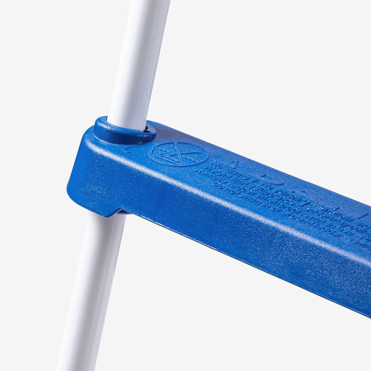 Funsicle スイミングプール用はしご | 3フィート軽量スチール製スイミングプール用はしご、屋外用地上スイミングプール用はしご、滑り止め、安定性、軽量設計、収納に便利