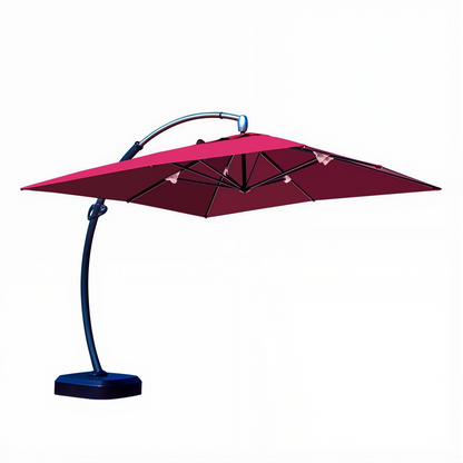 Outdoor Sunshade Umbrella | Aluminum Alloy, Polyester Fabric, Thickened, Sun Protection, Rainproof, Windproof, Suitable for Courtyards, Terraces, Gardens, Swimming Pools, Beaches