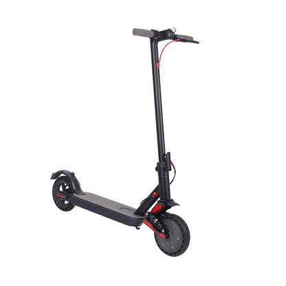 Electric Scooter with Seat for Adults | 350W, 35-60km, App Control, 8.5" Solid Tires, Seat & Storage Bag design for Adults