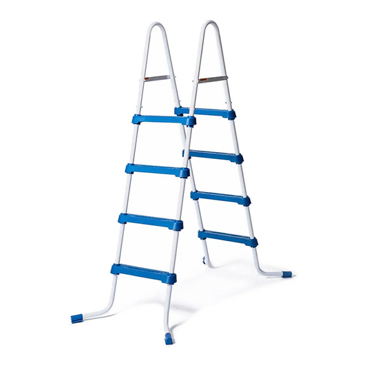 Funsicle Swimming Pool Ladder | 3-foot Lightweight Steel Swimming Pool Ladder, Outdoor Ground Swimming Pool Ladder, Anti-slip, Stable, Lightweight Design, Convenient for Storage
