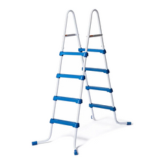Funsicle Swimming Pool Ladder | 3-foot Lightweight Steel Swimming Pool Ladder, Outdoor Ground Swimming Pool Ladder, Anti-slip, Stable, Lightweight Design, Convenient for Storage