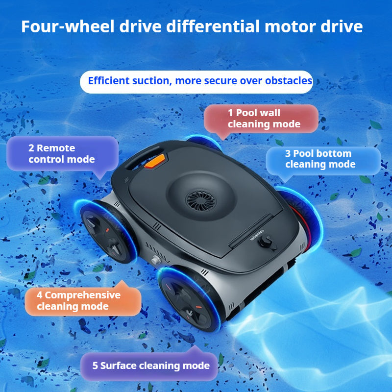 Pool cleaner Swimming pool sewage suction machine can climb walls, underwater vacuum cleaner - VacSphere