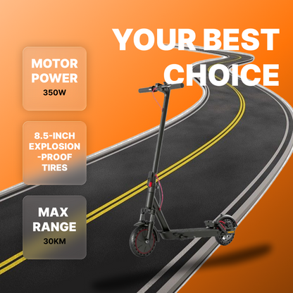 MK83pro APP Control Electric Scooter Foldable | 25km/h 30-60Km Range 8.5" Solid Tires Disc Brake Aluminum Frame