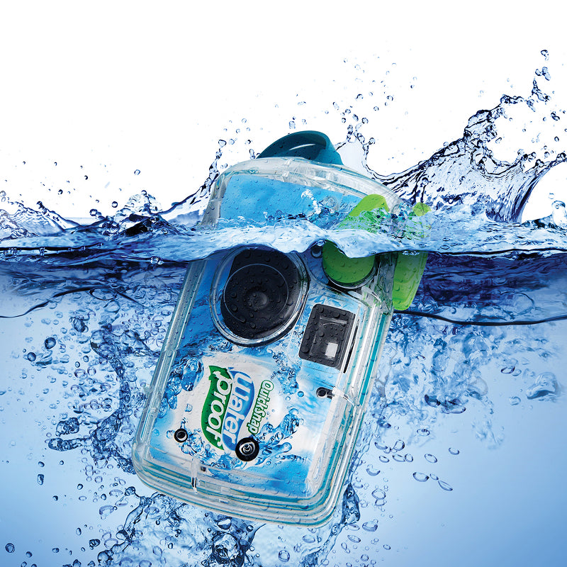 Waterproof Disposable 35mm Camera | Pre-Loaded Fujicolor Superia X-TRA 800 Film, Up to 35ft Underwater, Outdoor & Pool Use, Pack of 2