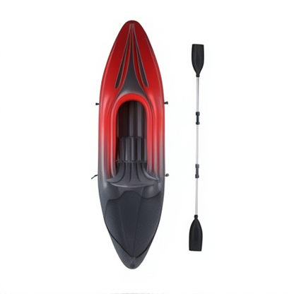 Single-person Inflatable Kayak | Durable, Shock-resistant, Wear-resistant, Thickened,  Suitable for Fishing , Outdoor Water Activities,  Rescue Equipment, 107.87 * 30.31 * 18.90 Inches, Red