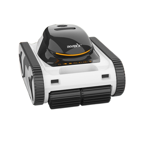 INVERX Robotic Pool Cleaner APP remote control, manual, three modesPowerful Suction, Wall Climb Pool Robot with Intelligent Route Planning, Lasts 180/270/360/480Mins