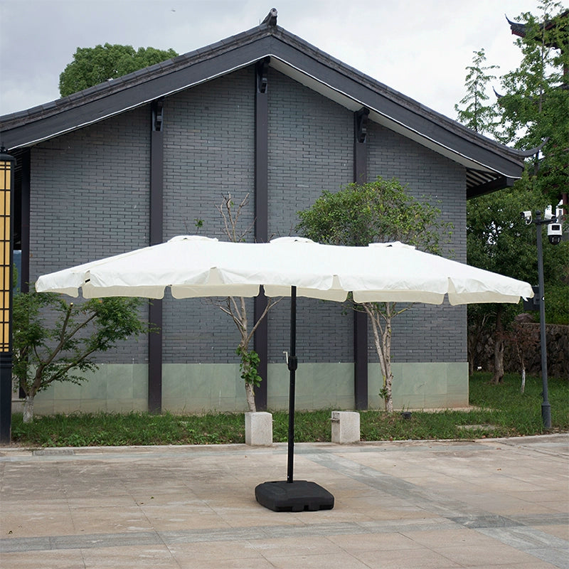 Sunshade Umbrella | High Shading Area, Cast Iron Frame, Rectangular Sunshade Umbrella, Roman Umbrella, Water-filled Base, Suitable for Gardens, Courtyards, Swimming Pools, Coffee Shops