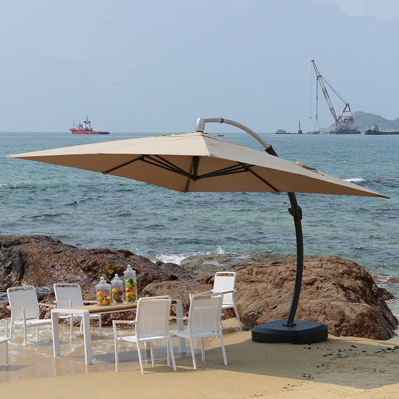 Outdoor Sunshade Umbrella | Aluminum Alloy, Polyester Fabric, Thickened, Sun Protection, Rainproof, Windproof, Suitable for Courtyards, Terraces, Gardens, Swimming Pools, Beaches