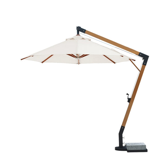Outdoor Sunshade Umbrella | Classic Roman-style, Made of Aluminum Alloy, Suitable for Courtyards, Gardens, Swimming Pools, "7"-shaped Hanging Sunshade Umbrella