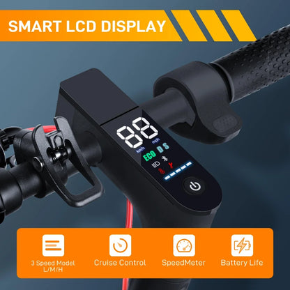 V2 Electric Scooter Foldable | Disc Brakes 350W Motor, 25km/h Speed, 30KM Max Range, 36V 10.4Ah Battery, APP Control