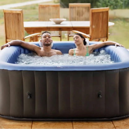 Mspa Inflatable Bathtub | Smart Thermostatic Swimming Pool, UV Sterilization Function , Remote Heating, Freeze Protection Standby Mode, Massage Bathtub, 1-4 People To Use