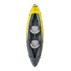 INTEX Single/double Inflatable Kayak | V-shaped Bow, Multi-chamber Design, Waterproof, Sunproof, Frost-resistant, 122.83 * 35.83 * 20.08 Inches, Suitable for Outdoor Fishing and Emergency Rescue, Yellow