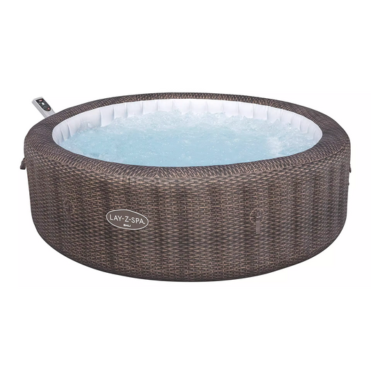 Inflatable Bathtub | Large Family Pool with AirJet Bubble Massage and Constant Temperature, Suitable for Outdoor Camping and Entertainment, Inflatable Hot Tub for 1/7 People